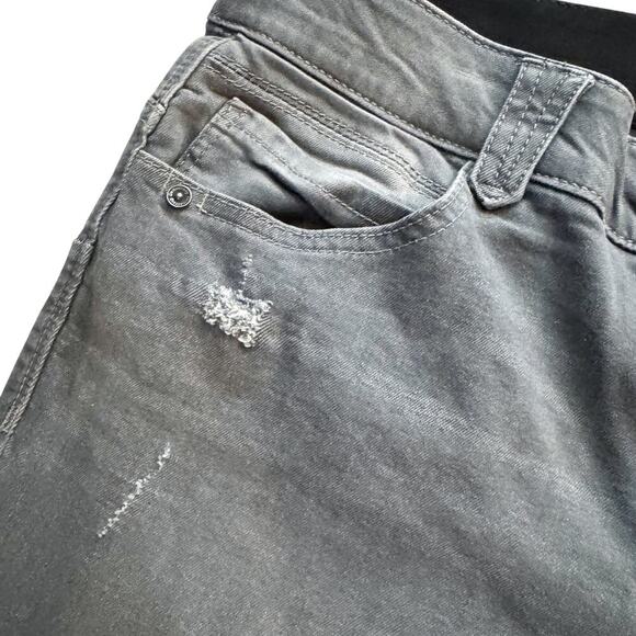 Democracy Pants Jeans Women's Sz 14 Gray AbSolution Skinny Ankle Ab Solution - Picture 3 of 13